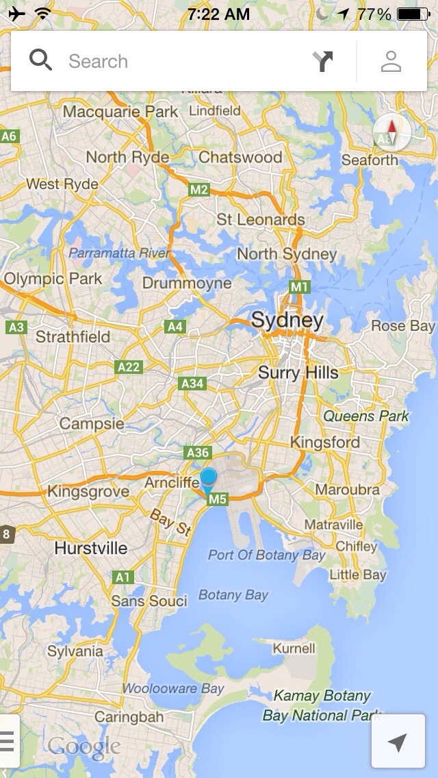 Australia Arrival
